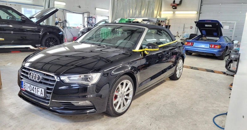 Audi A3 cena 81000 przebieg: 78500, rok produkcji 2016 z Pieniężno małe 301